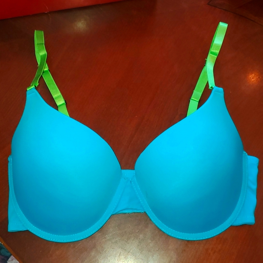 #1 Blue Push-Up Bra